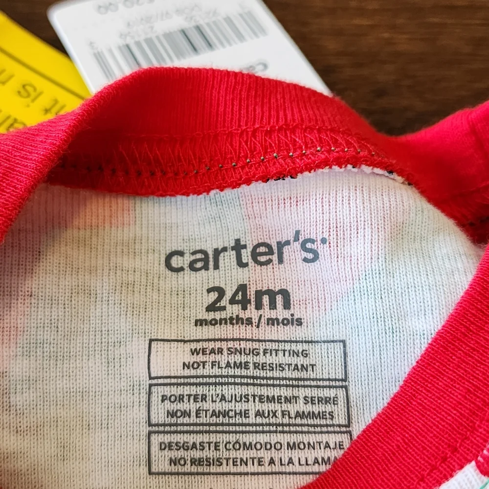 Carter's Christmas Pajamas size 24 months new with tags